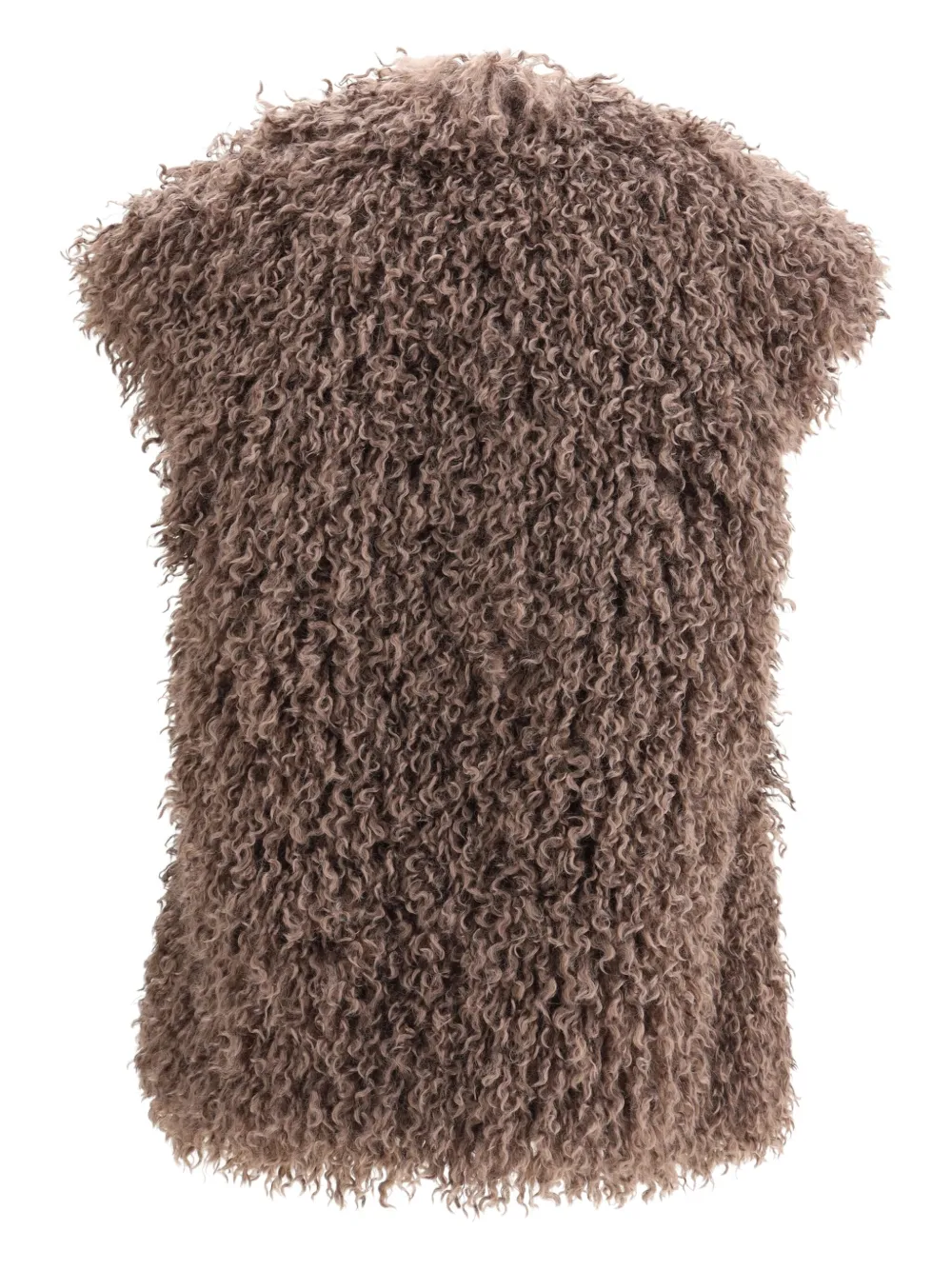 Жилет без рукавов из искусственного меха Kristina Ti, коричневый 
Жилет без рукавов из искусственного меха Kristina Ti, коричневый