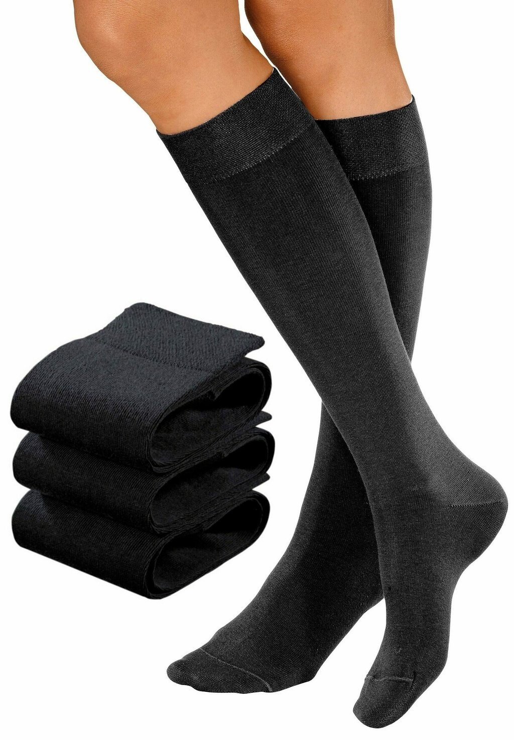 Носки выше колена 3 PACK H.I.S, черный
Носки выше колена 3 PACK H.I.S, черный