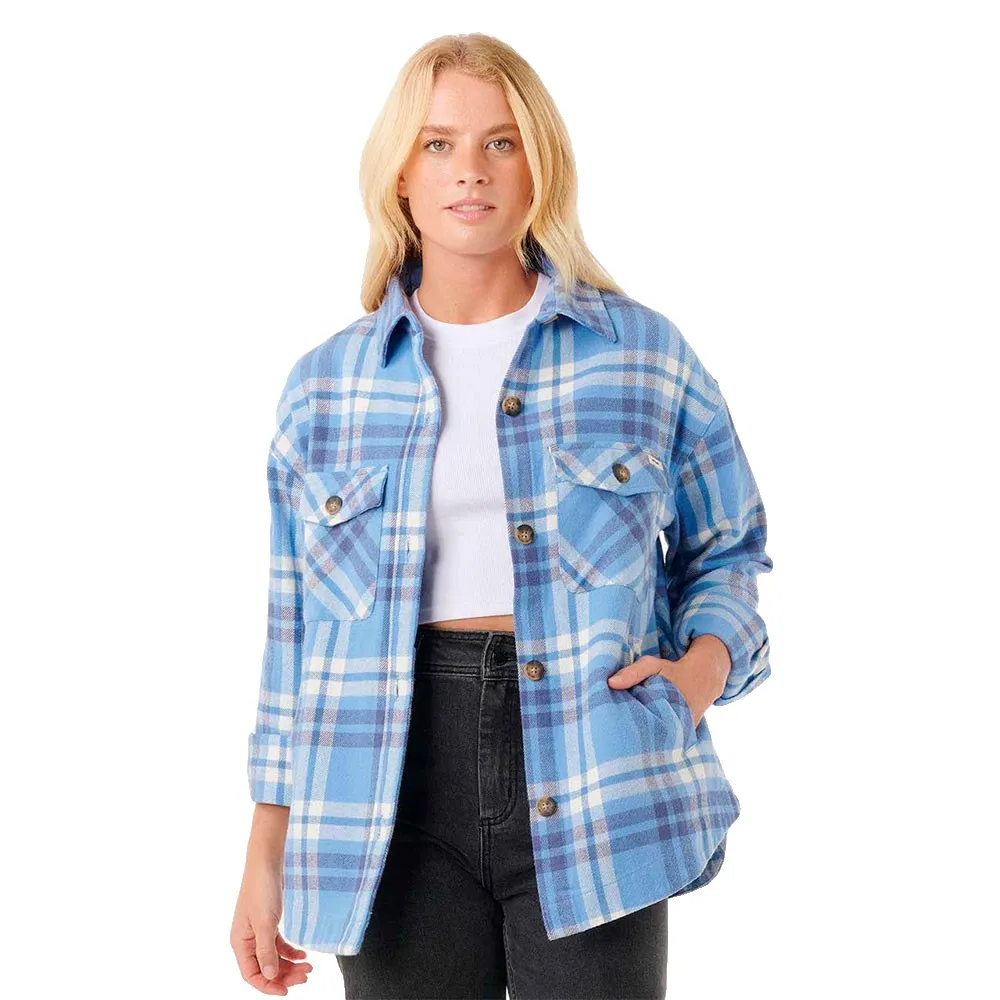 Рубашка с длинными рукавами Rip Curl Oceanic Flannel, синий
Рубашка с длинными рукавами Rip Curl Oceanic Flannel, синий