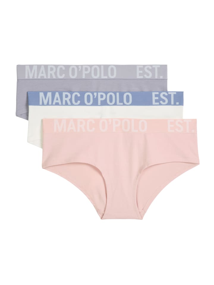 Marc O'Polo Трусики Essential в розово-белом хлопковом/сиренево-сером цвете
Marc O'Polo Трусики Essential в розово-белом хлопковом/сиренево-сером цвете