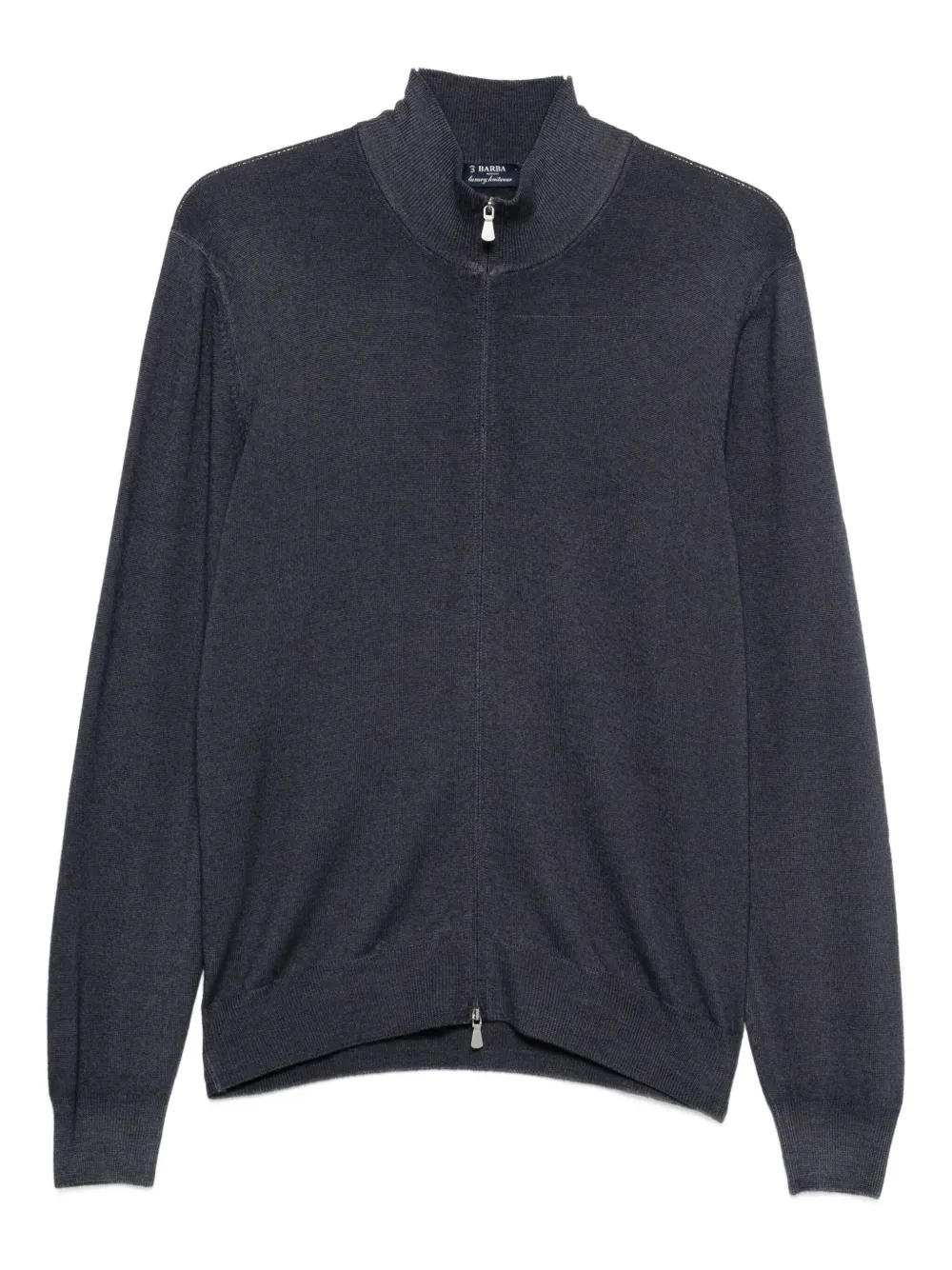 Свитер с высоким воротом и застежкой-молнией Barba, серый
Свитер с высоким воротом и застежкой-молнией Barba, серый