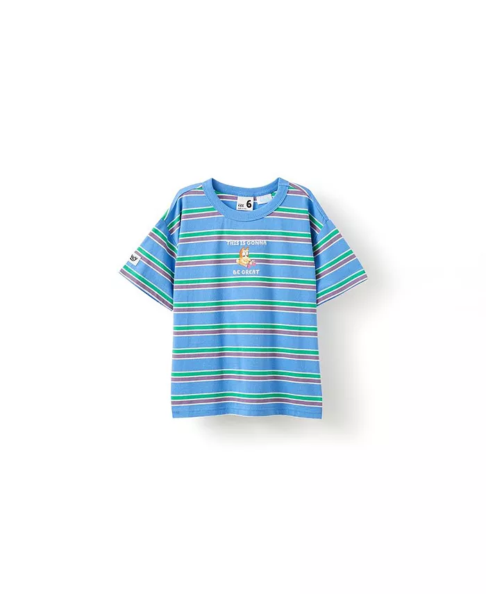 Футболка с коротким рукавом и заниженной линией плеча для мальчиков Little/Big Licensed COTTON ON, синий
Футболка с коротким рукавом и заниженной линией плеча для мальчиков Little/Big Licensed COTTON ON, синий