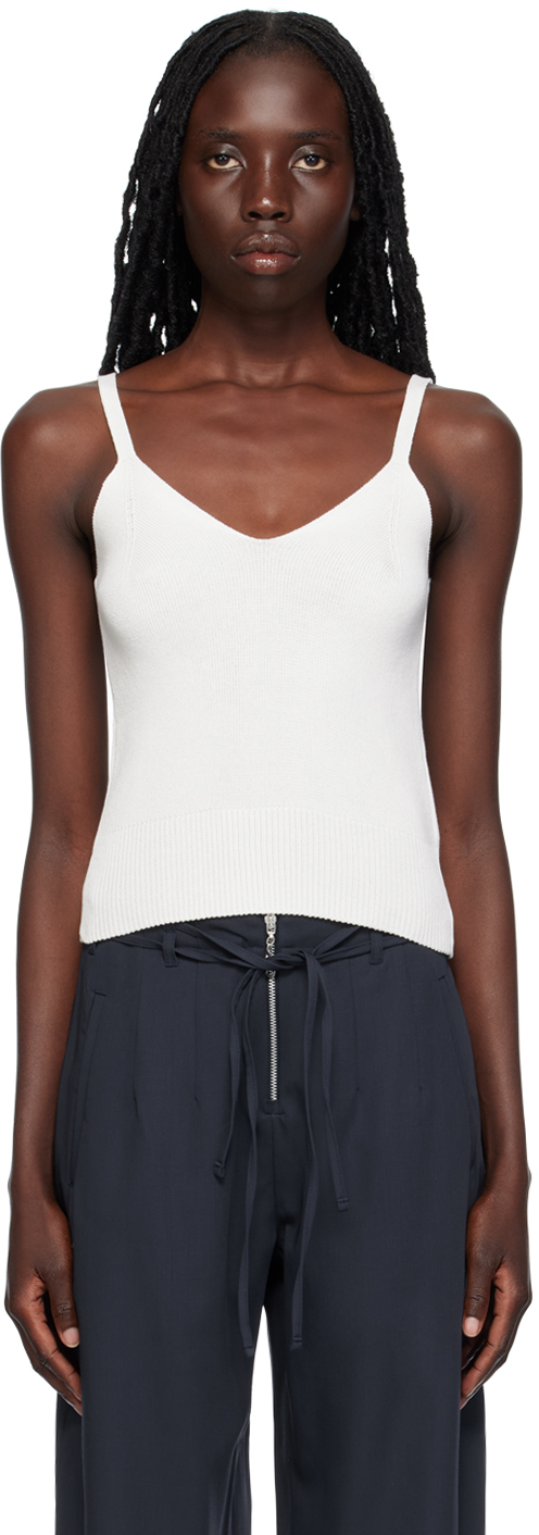 Белая майка с V-образным вырезом OUR LEGACY
Белая майка с V-образным вырезом OUR LEGACY