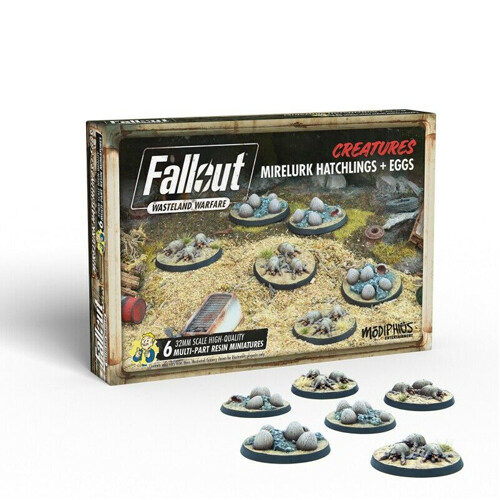 Фигурки Fallout Wasteland Warfare: Mirelurk Hatchlings + Eggs Modiphius
Фигурки Fallout Wasteland Warfare: Mirelurk Hatchlings + Eggs Modiphius
