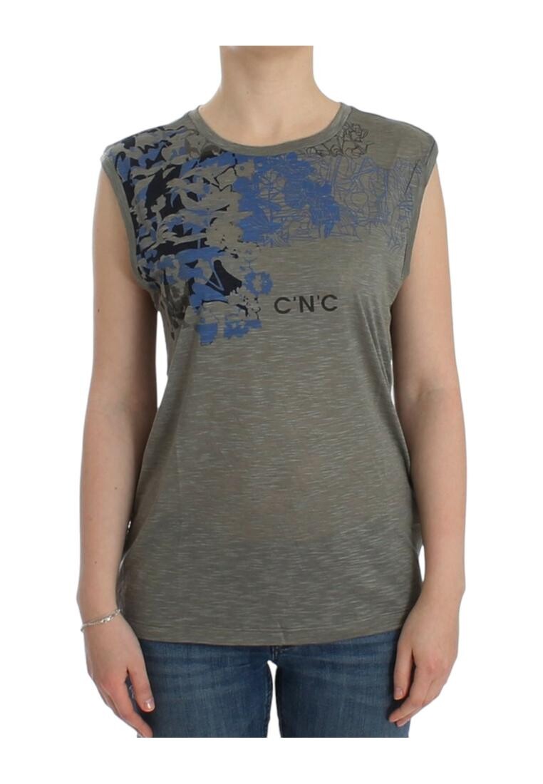 Футболка без рукавов с принтами Costume National, серый
Футболка без рукавов с принтами Costume National, серый
