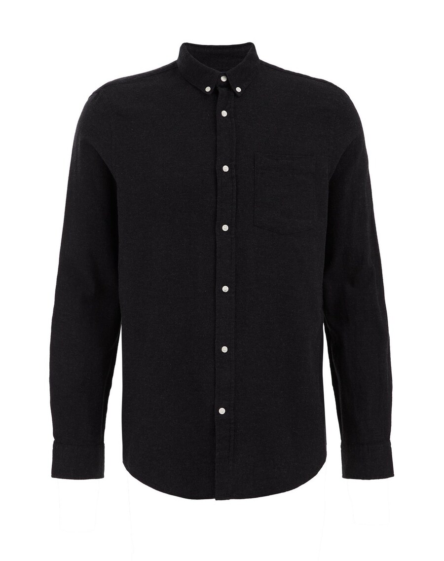 Рубашка обычного кроя на пуговицах WE Fashion, черный
Рубашка обычного кроя на пуговицах WE Fashion, черный