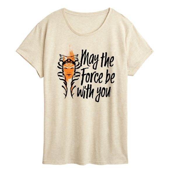Женская футболка с графическим принтом «Да пребудет с тобой сила» Star Wars, бежевый
Женская футболка с графическим принтом «Да пребудет с тобой сила» Star Wars, бежевый