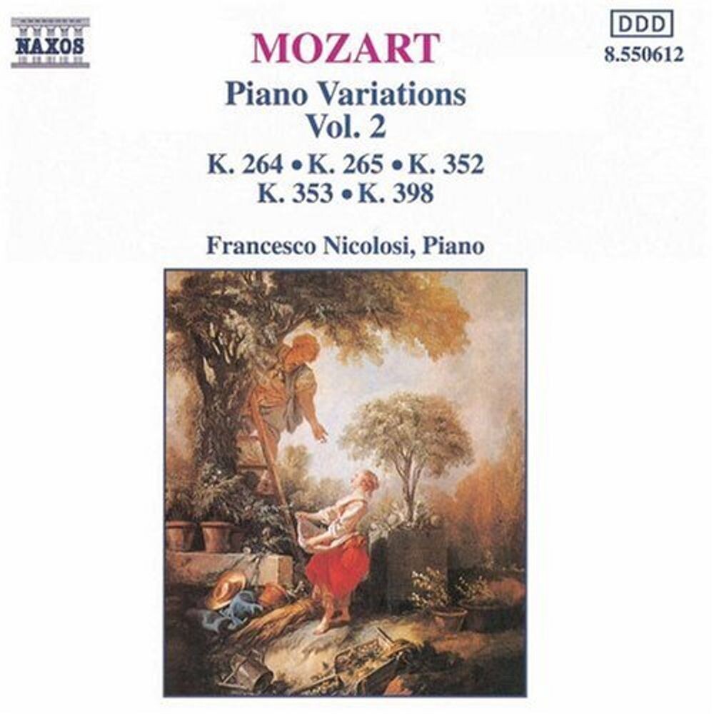 Диск CD Mozart: Piano Variations, Vol. 2 (K. 264, 265, 352, 353, 398) - Wolfgang Amadeus Mozart, Francesco Nicolosi
Диск CD Mozart: Piano Variations, Vol. 2 (K. 264, 265, 352, 353, 398) - Wolfgang Amadeus Mozart, Francesco Nicolosi