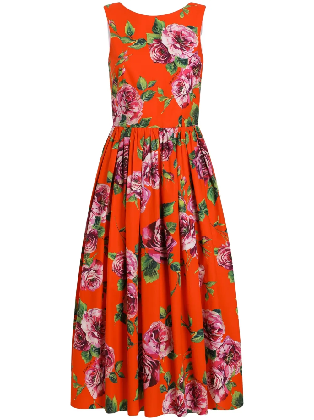 Платье миди с цветочным принтом DOLCE & GABBANA, красный
Платье миди с цветочным принтом DOLCE & GABBANA, красный