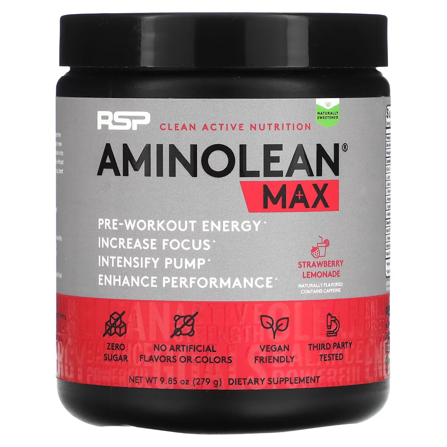 AminoLean Max Pre-Workout Energy, клубничный лимонад, 9,85 унции (279 г) Rsp Nutrition
AminoLean Max Pre-Workout Energy, клубничный лимонад, 9,85 унции (279 г) Rsp Nutrition