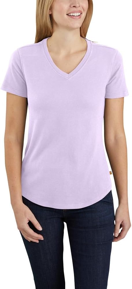 Carhartt Women's 104406 Женская Футболка с V-образным вырезом и коротким рукавом, Amethyst Fog
Carhartt Women's 104406 Женская Футболка с V-образным вырезом и коротким рукавом, Amethyst Fog