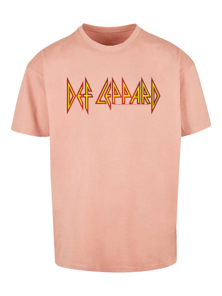 Футболка F4NT4STIC Heavy Oversize T-Shirt Def Leppard Shatter Logo, цвет amber 
Футболка F4NT4STIC Heavy Oversize T-Shirt Def Leppard Shatter Logo, цвет amber