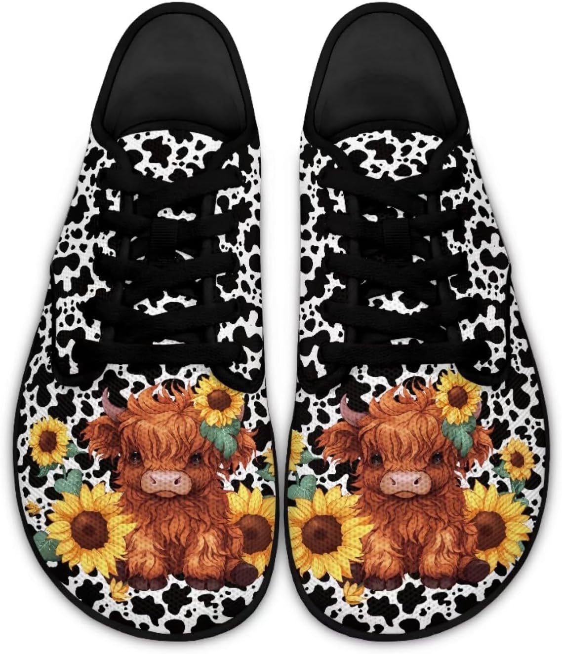 Мужские и женские низкие босоножки на День Святого Патрика с шнуровкой, ходовые туфли из ПУ, кроссовки с широкой носочной частью и нулевым перепадом Pointodoor, Highland Cow Sunflower
Мужские и женские низкие босоножки на День Святого Патрика с шнуровкой, ходовые туфли из ПУ, кроссовки с широкой носочной частью и нулевым перепадом Pointodoor, Highland Cow Sunflower