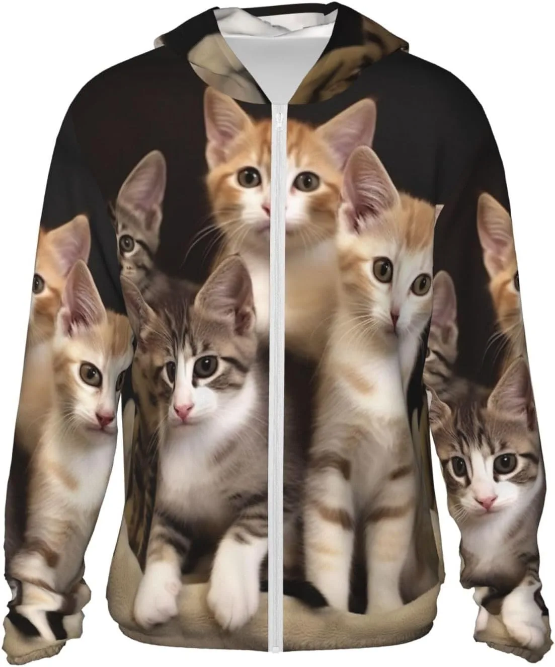 Мужская толстовка с защитой от солнца UPF 50+ Kittens Family Cats DWVTSLH
Мужская толстовка с защитой от солнца UPF 50+ Kittens Family Cats DWVTSLH
