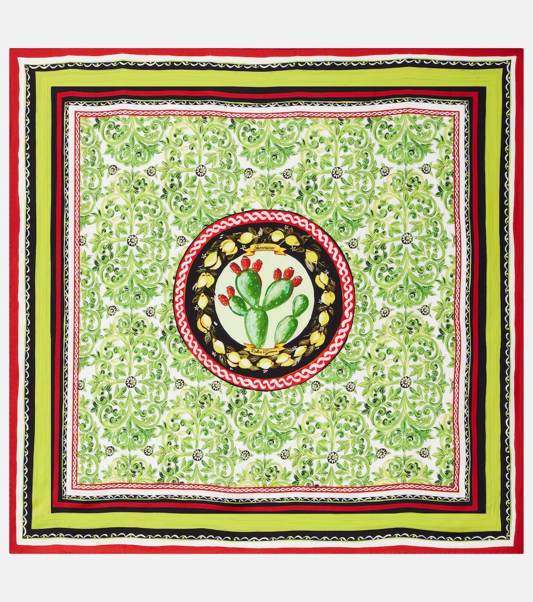 Шелковый шарф из жаккардового твила Dolce&Gabbana, Cactus F.Verde
Шелковый шарф из жаккардового твила Dolce&Gabbana, Cactus F.Verde