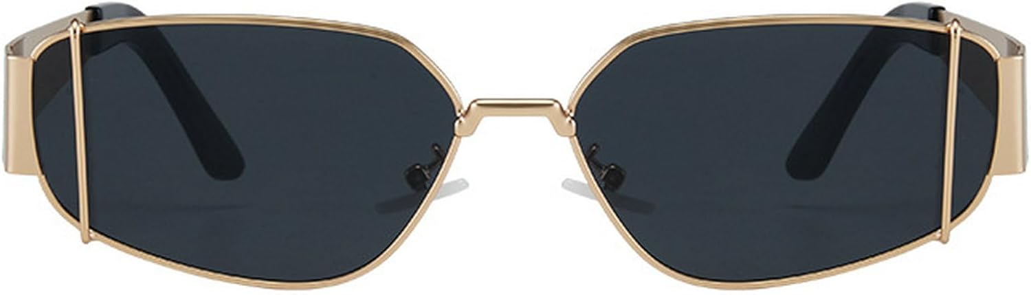 Ретро-солнцезащитные очки «кошачий глаз» для женщин и мужчин, защита от УФ-излучения UV400, модные многоугольные линзы, металлическая оправа, градиентные коричневые солнцезащитные очки с защитой от УФ-излучения mincl, Gold Gray
Ретро-солнцезащитные очки «кошачий глаз» для женщин и мужчин, защита от УФ-излучения UV400, модные многоугольные линзы, металлическая оправа, градиентные коричневые солнцезащитные очки с защитой от УФ-излучения mincl, Gold Gray