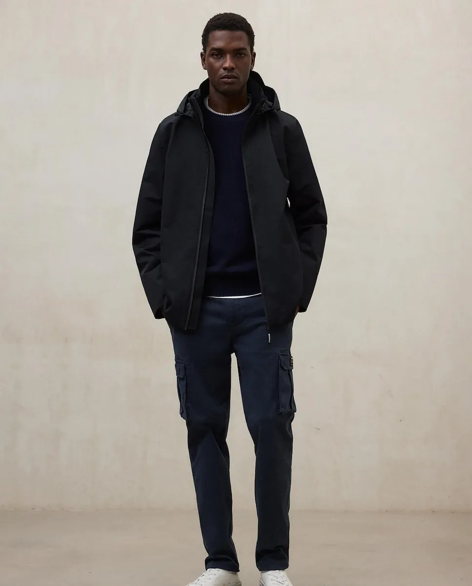 Мужская куртка с капюшоном и молнией, также на боковых карманах Ecoalf, черный
Мужская куртка с капюшоном и молнией, также на боковых карманах Ecoalf, черный