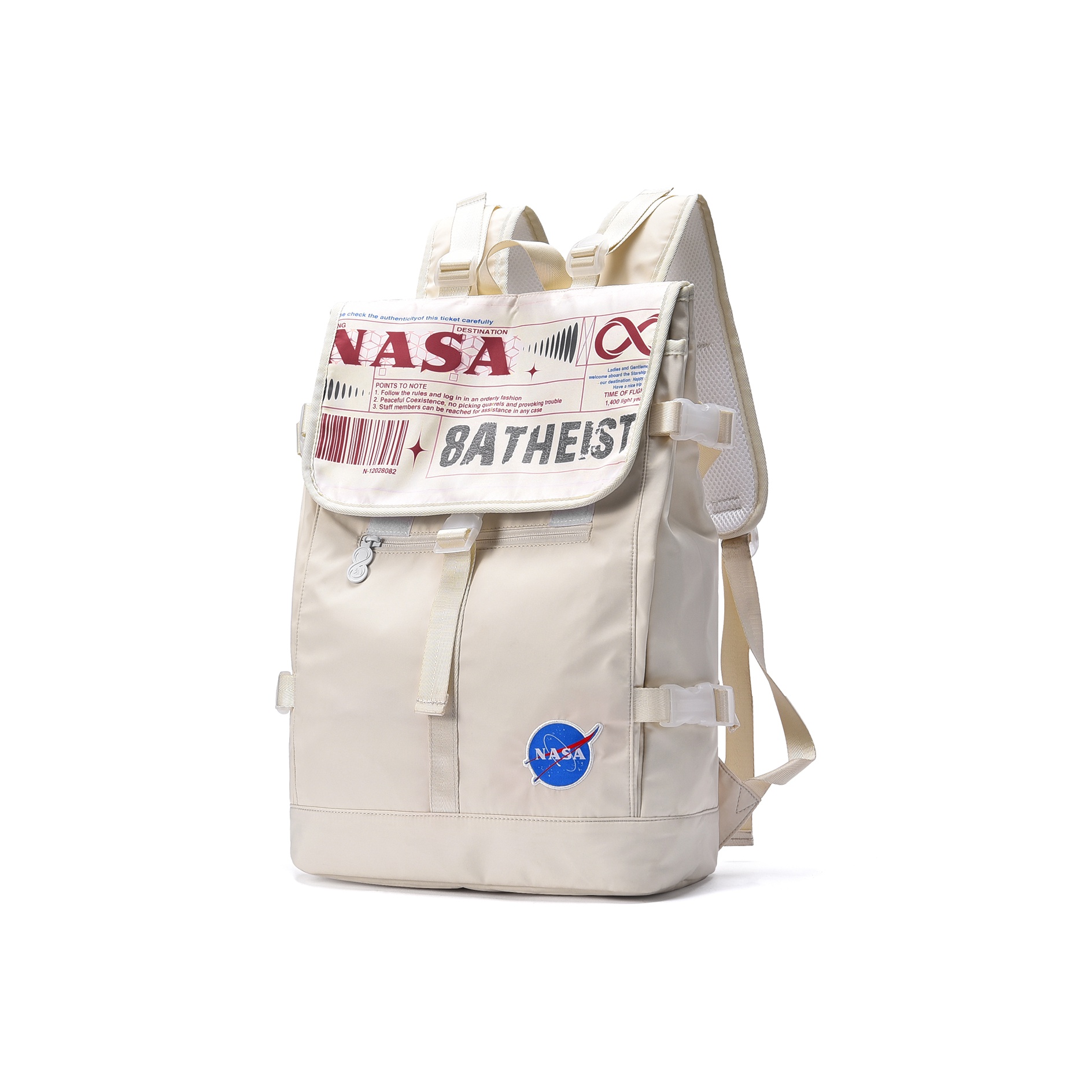 8atheist Сумка рюкзак унисекс из полиэстера в цвете экрю с цветными блоками, Ecru (Style 1)
8atheist Сумка рюкзак унисекс из полиэстера в цвете экрю с цветными блоками, Ecru (Style 1)