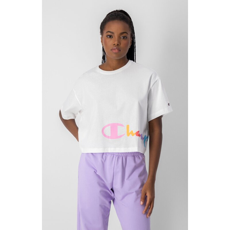 Футболка с круглым вырезом и укороченным топом Champion, цвет wht
Футболка с круглым вырезом и укороченным топом Champion, цвет wht