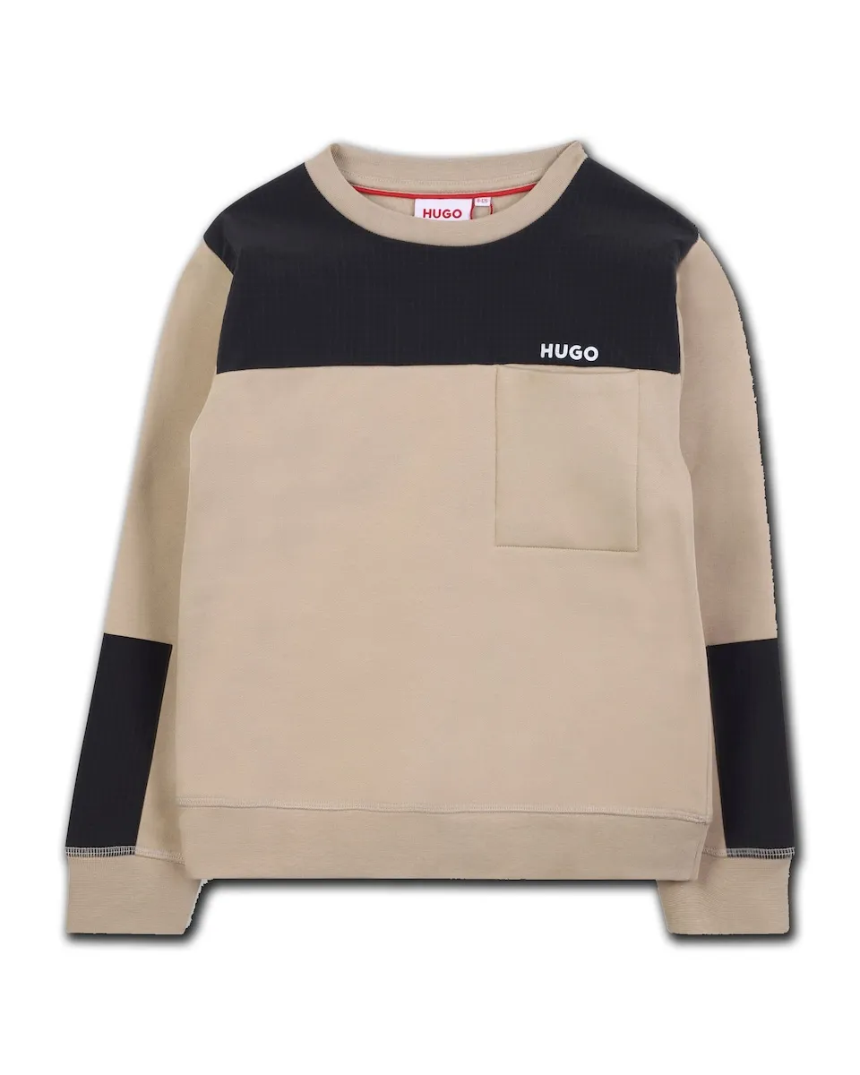 Детский свитер с длинным рукавом Hugo, бежевый
Детский свитер с длинным рукавом Hugo, бежевый