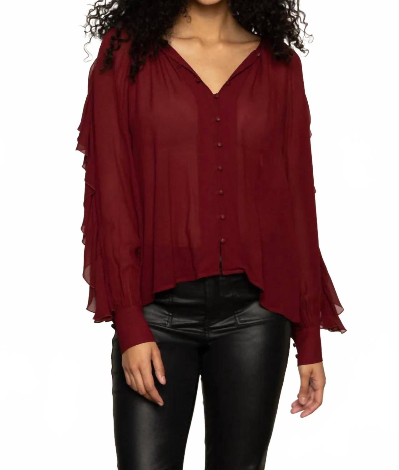 Sanctuary Блузка «Гармония» малинового цвета
Sanctuary Блузка «Гармония» малинового цвета