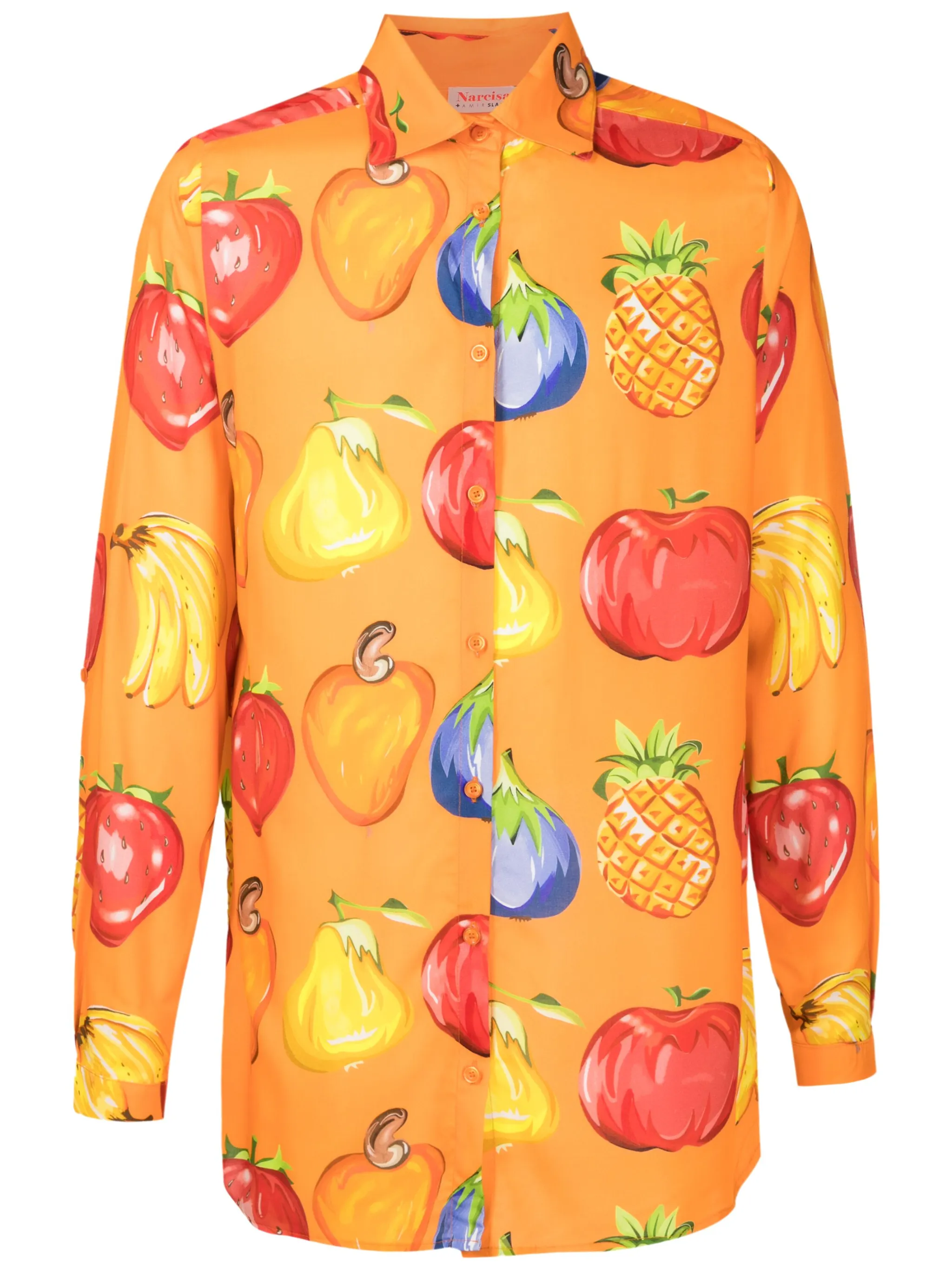 Рубашка с принтом Amir Slama, оранжевый
Рубашка с принтом Amir Slama, оранжевый