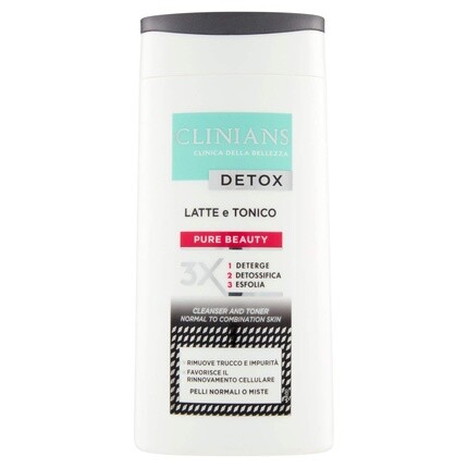 Очищающее молочко и тоник 2в1 с миндальной кислотой 200мл, Clinians