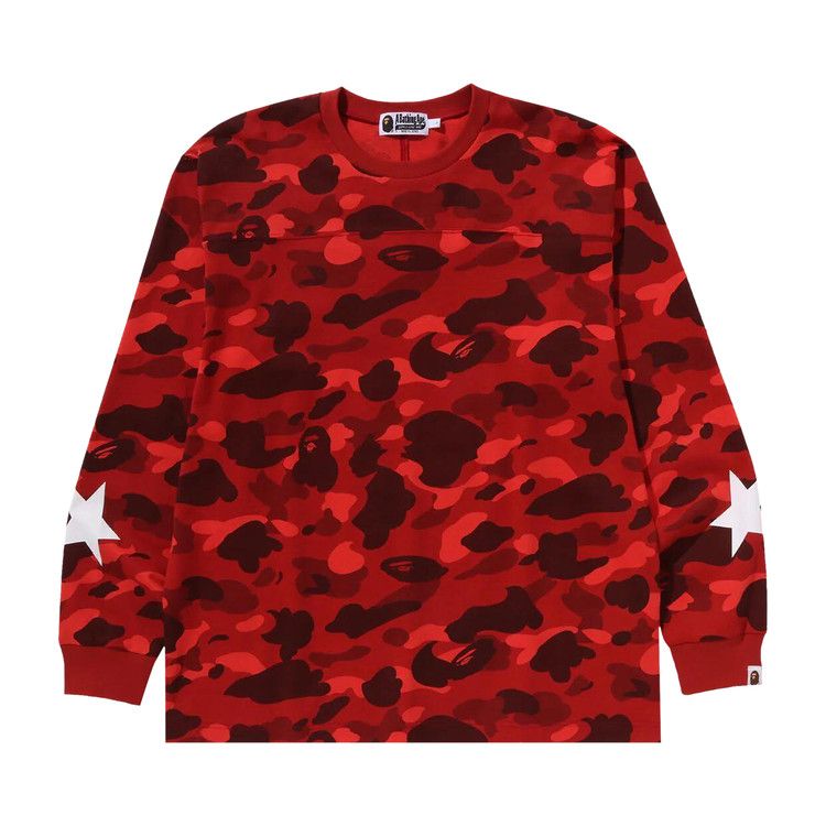 Футболка BAPE Color Camo Relaxed Fit Long-Sleeve Tee, Red
Футболка BAPE Color Camo Relaxed Fit Long-Sleeve Tee, Red