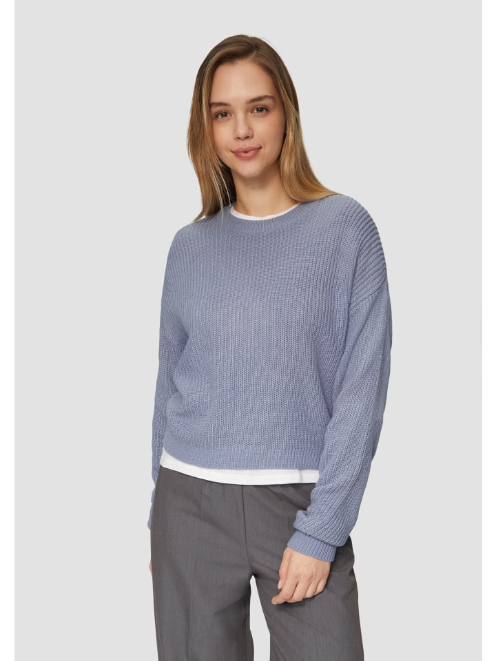 Пуловер QS Strickpullover langarm, синий
Пуловер QS Strickpullover langarm, синий