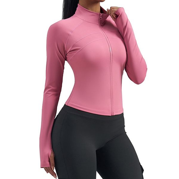 Женская спортивная куртка-топ с длинным рукавом и молнией Clearflower, Pink
Женская спортивная куртка-топ с длинным рукавом и молнией Clearflower, Pink