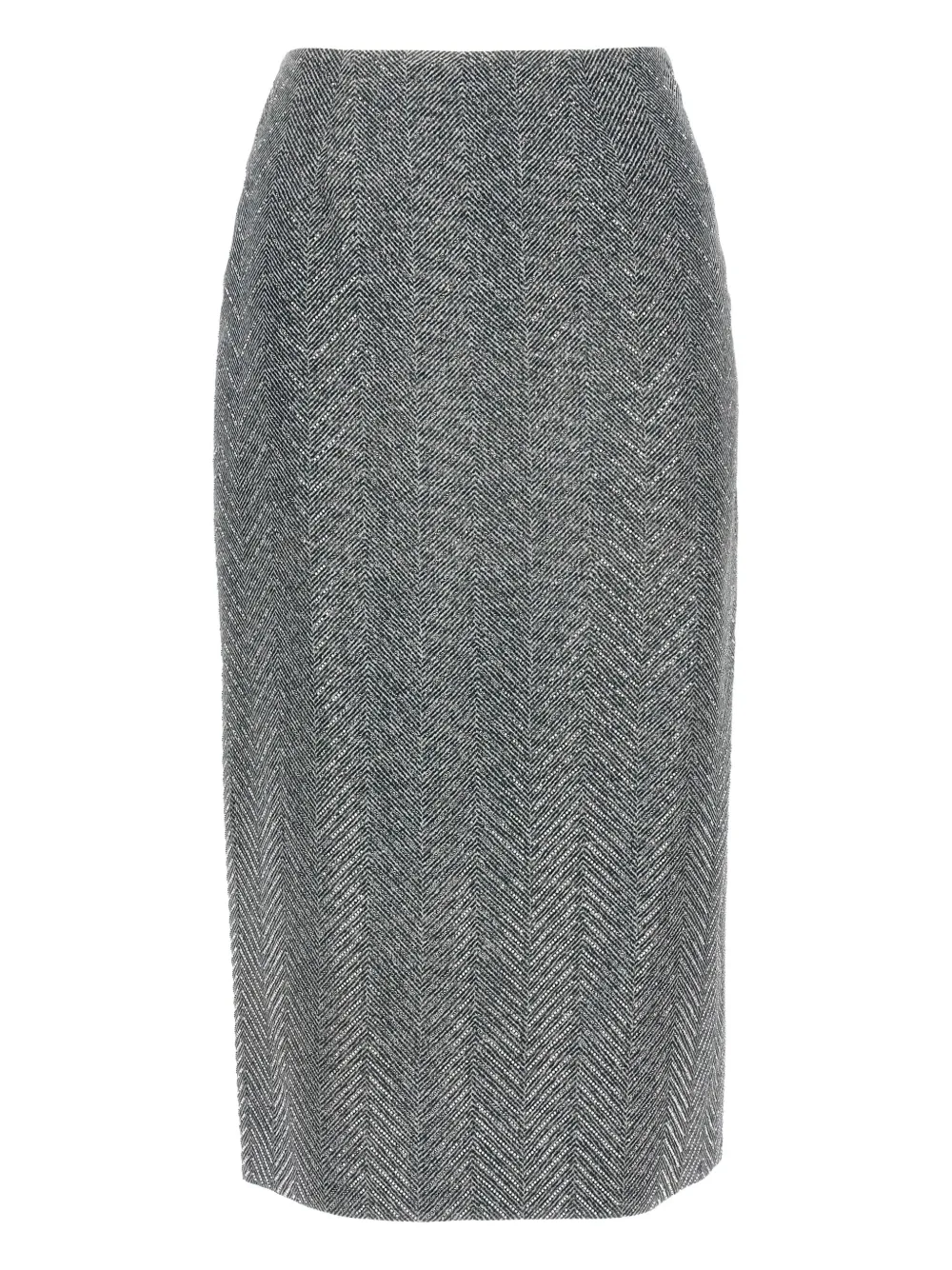 Юбка-карандаш с отделкой из страз Ermanno Scervino, серый
Юбка-карандаш с отделкой из страз Ermanno Scervino, серый