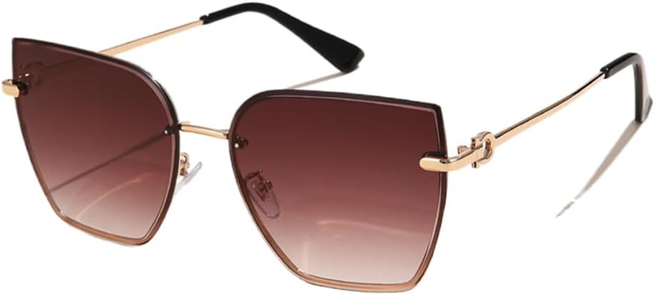 Солнцезащитные очки UV400 для мужчин и женщин | Безободковые очки с градиентными линзами "кошачий глаз" | Для вождения и занятий спортом на открытом воздухе generic, T3
Солнцезащитные очки UV400 для мужчин и женщин | Безободковые очки с градиентными линзами "кошачий глаз" | Для вождения и занятий спортом на открытом воздухе generic, T3