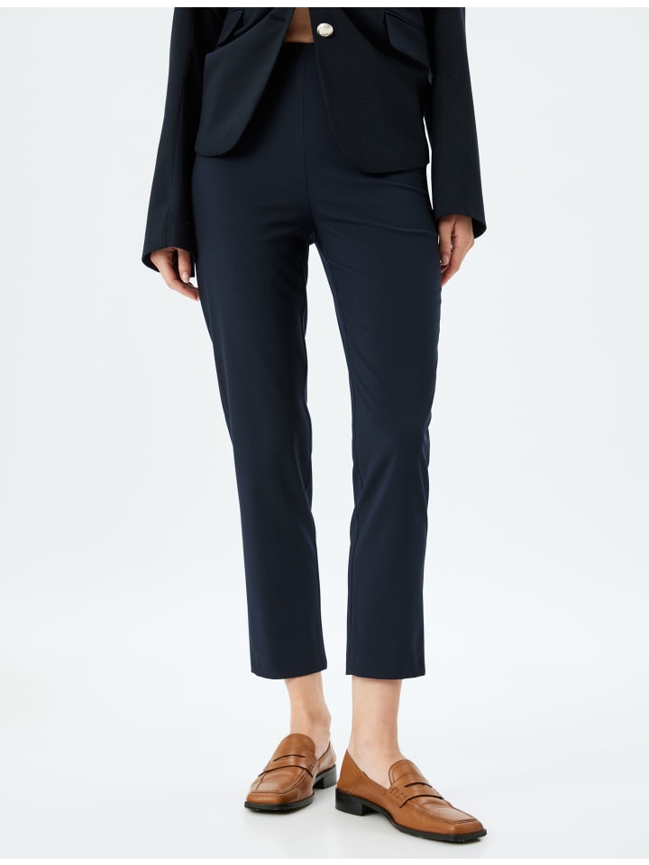 Тканевые брюки KOTON, темно-синий
Тканевые брюки KOTON, темно-синий