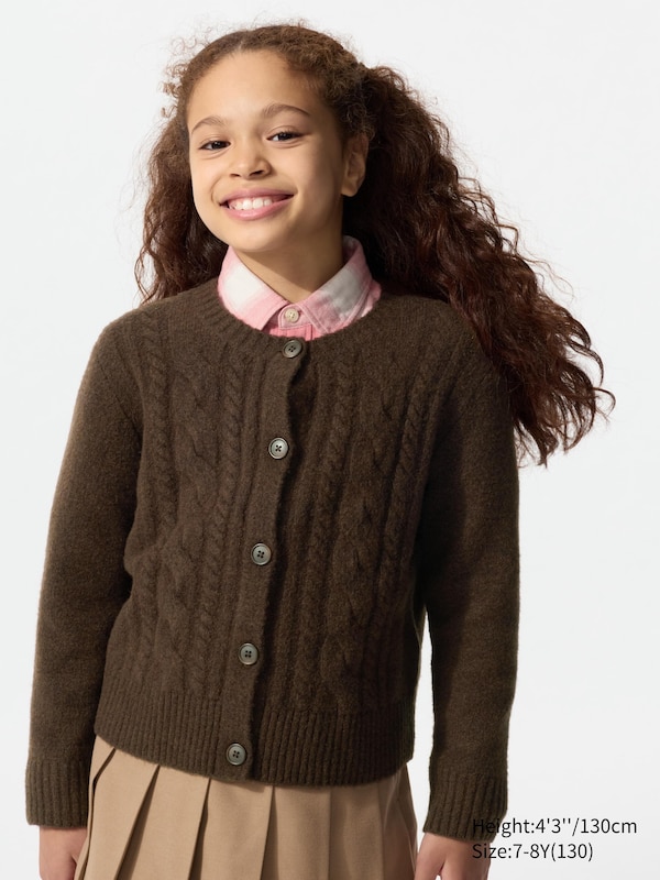 Кардиган из пряжи Soufflé Uniqlo, 38 dark brown
Кардиган из пряжи Soufflé Uniqlo, 38 dark brown