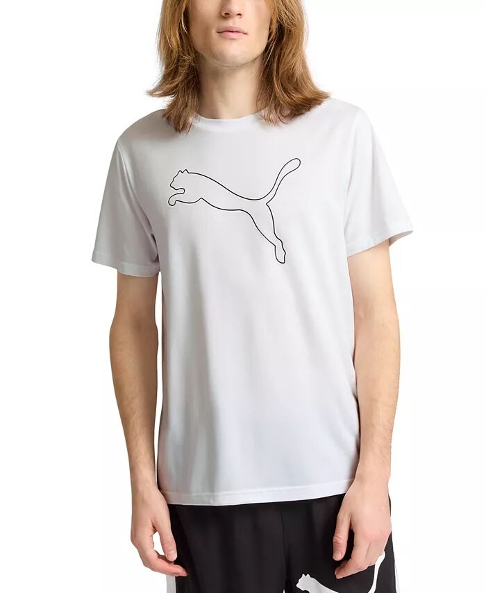 Мужская тренировочная футболка с графическим логотипом Performance Cat Puma, белый
Мужская тренировочная футболка с графическим логотипом Performance Cat Puma, белый