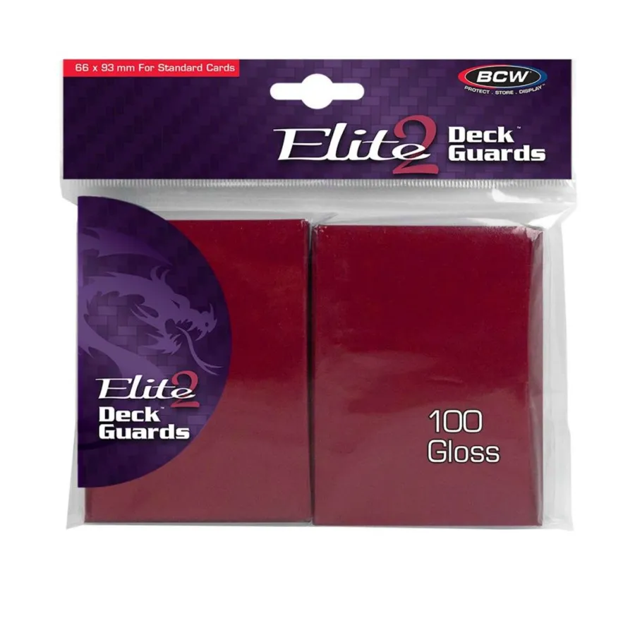 Глянцевые конверты для карточек Elite 2 — красные (100), Card Sleeves (BCW Supplies)
Глянцевые конверты для карточек Elite 2 — красные (100), Card Sleeves (BCW Supplies)