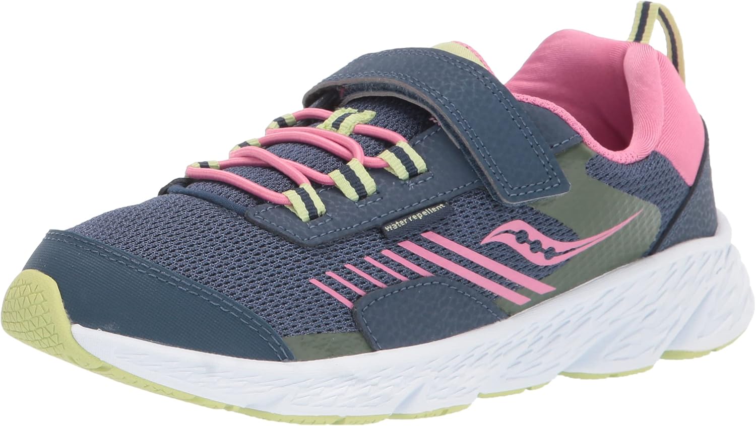 Детские кроссовки Saucony Wind Shield Wind Shield для бега (унисекс/детские), темно-синий/зеленый/розовый
Детские кроссовки Saucony Wind Shield Wind Shield для бега (унисекс/детские), темно-синий/зеленый/розовый