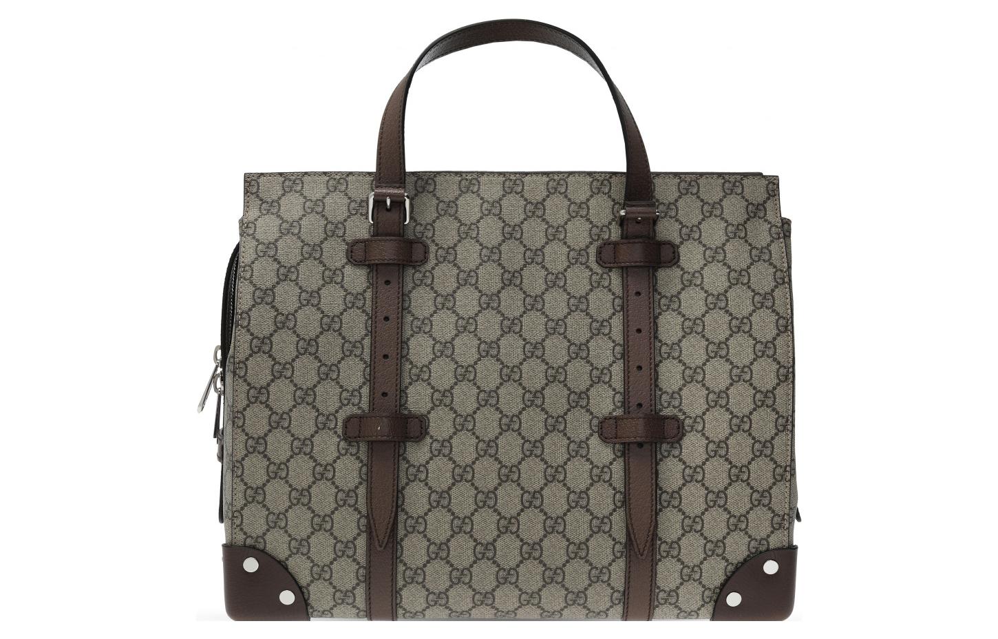 GUCCI Кожаная холщовая сумка-шоппер
GUCCI Кожаная холщовая сумка-шоппер