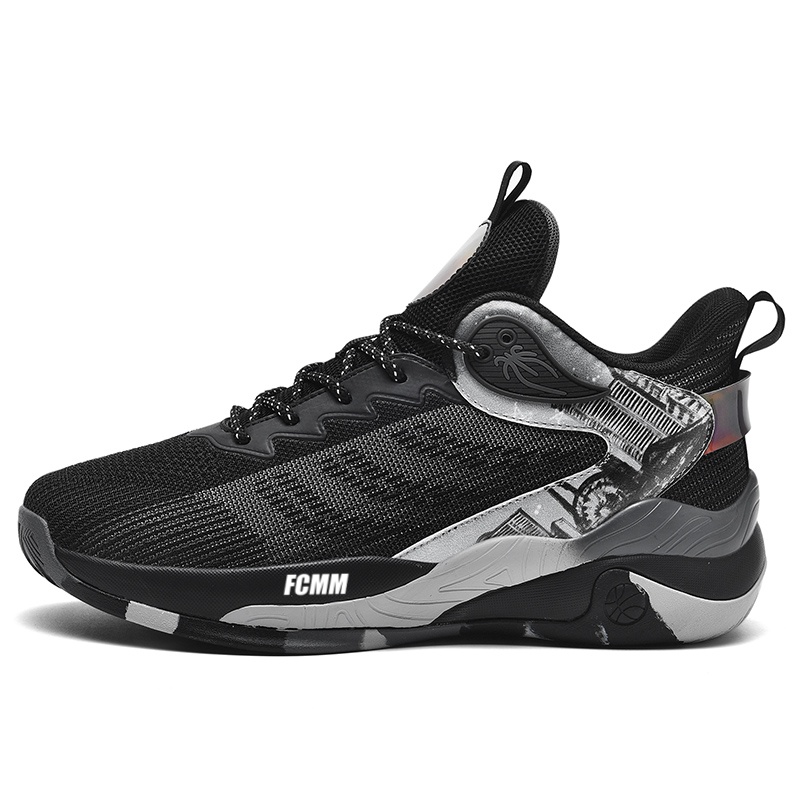 Противоскользящие и дышащие детские баскетбольные кроссовки для подростков FCMM, черный/серый
Противоскользящие и дышащие детские баскетбольные кроссовки для подростков FCMM, черный/серый