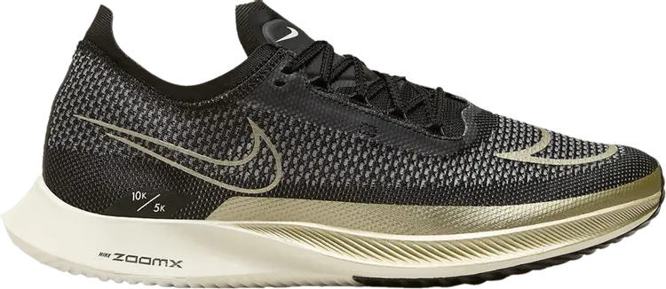 Кроссовки ZoomX Streakfly 'Black Metallic Gold Grain', черный
Кроссовки ZoomX Streakfly 'Black Metallic Gold Grain', черный