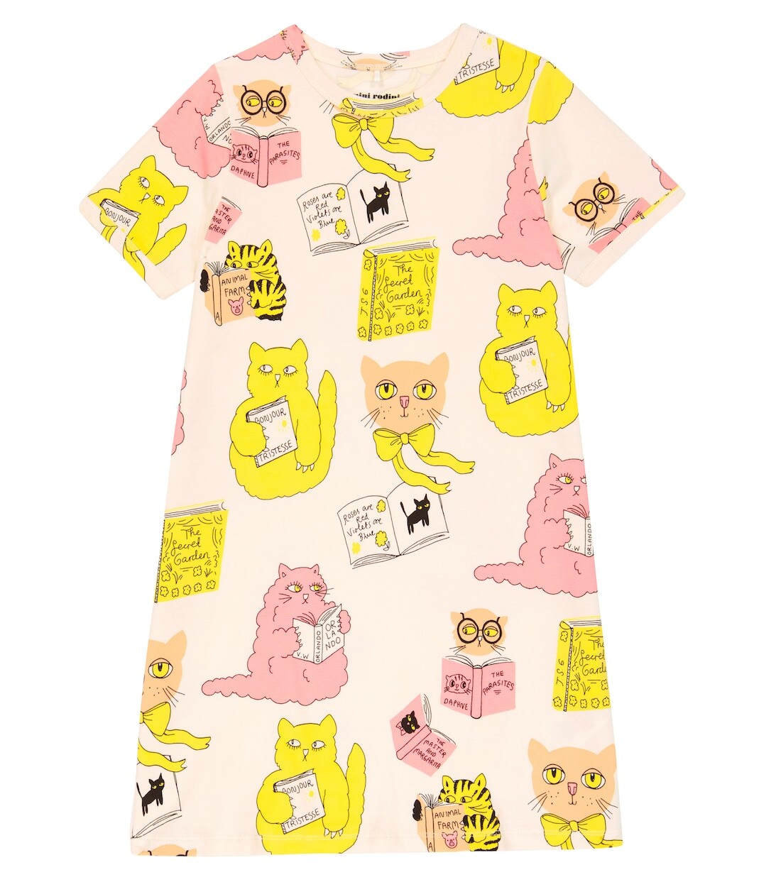 Платье из хлопка с принтом Mini Rodini, разноцветный
Платье из хлопка с принтом Mini Rodini, разноцветный