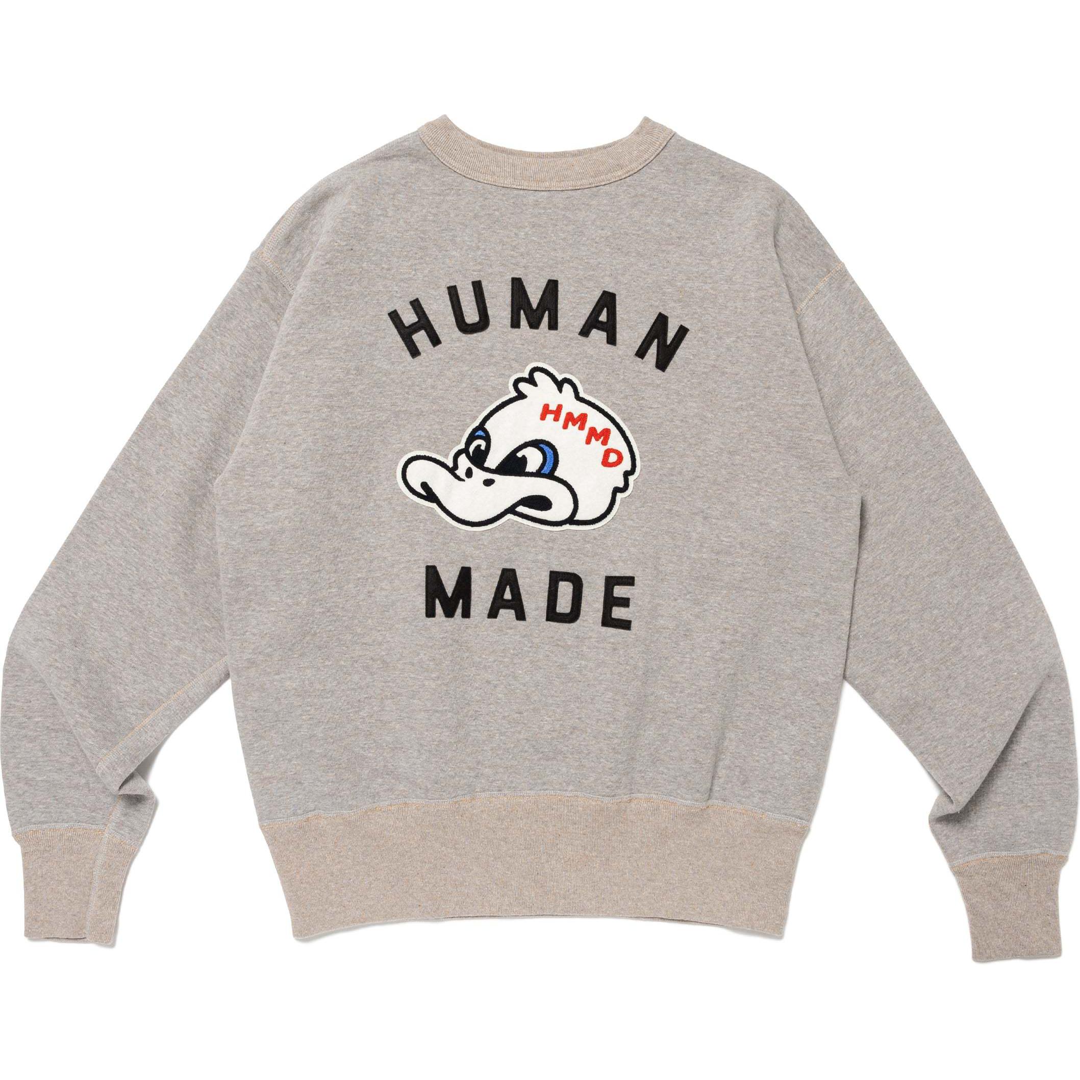 Свитшот с уткой HUMAN MADE, серый
Свитшот с уткой HUMAN MADE, серый