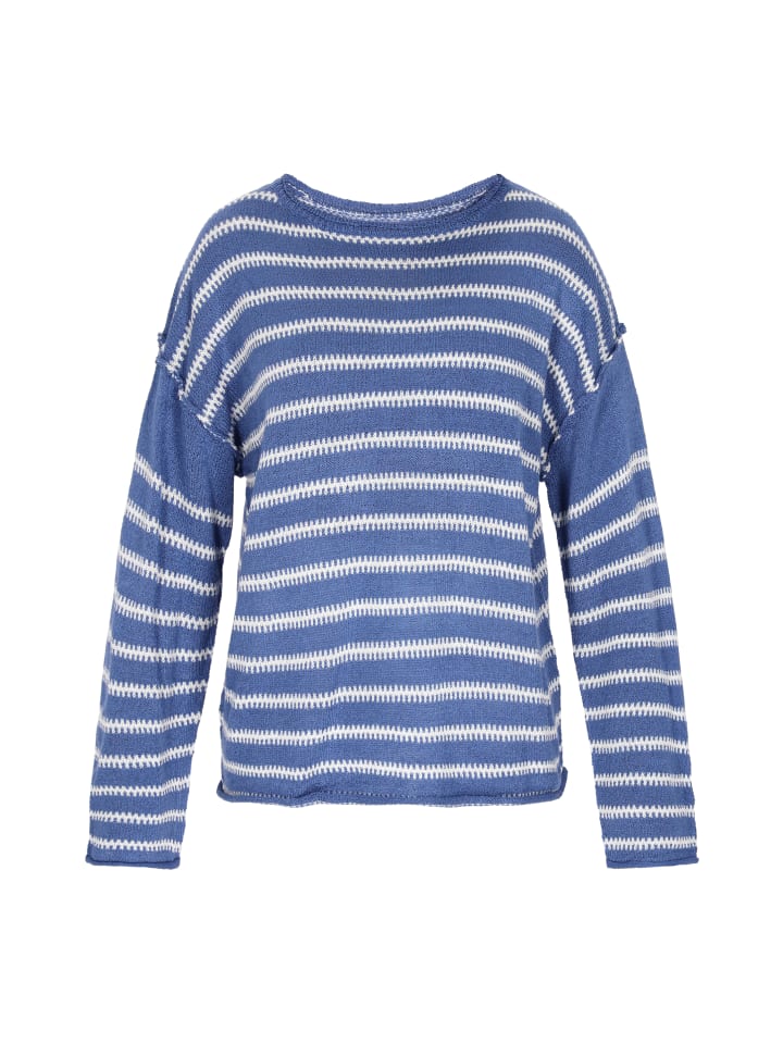 Женский свитер синего и белого цвета faina
Женский свитер синего и белого цвета faina