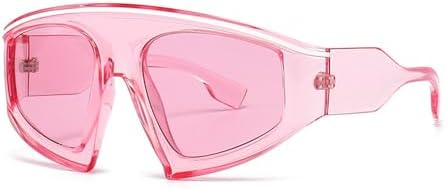 Очень большие солнцезащитные очки с плоской верхней частью, цельные, в стиле ретро, цветные, с оригинальным дизайном, прозрачные, с защитой от УФ-излучения UV400 MTZJH, Pink
Очень большие солнцезащитные очки с плоской верхней частью, цельные, в стиле ретро, цветные, с оригинальным дизайном, прозрачные, с защитой от УФ-излучения UV400 MTZJH, Pink