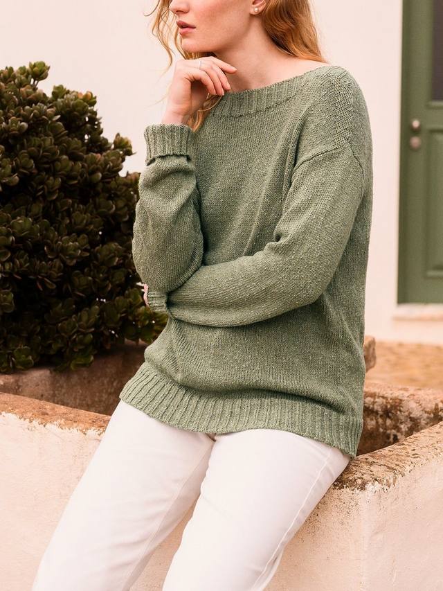 Джемпер с вырезом лодочкой в мелкую полоску Celtic & Co., цвет Sage
Джемпер с вырезом лодочкой в мелкую полоску Celtic & Co., цвет Sage