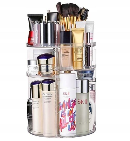 Большой поворотный органайзер для косметики и ювелирных изделий, inna, бесцветный
Большой поворотный органайзер для косметики и ювелирных изделий, inna, бесцветный