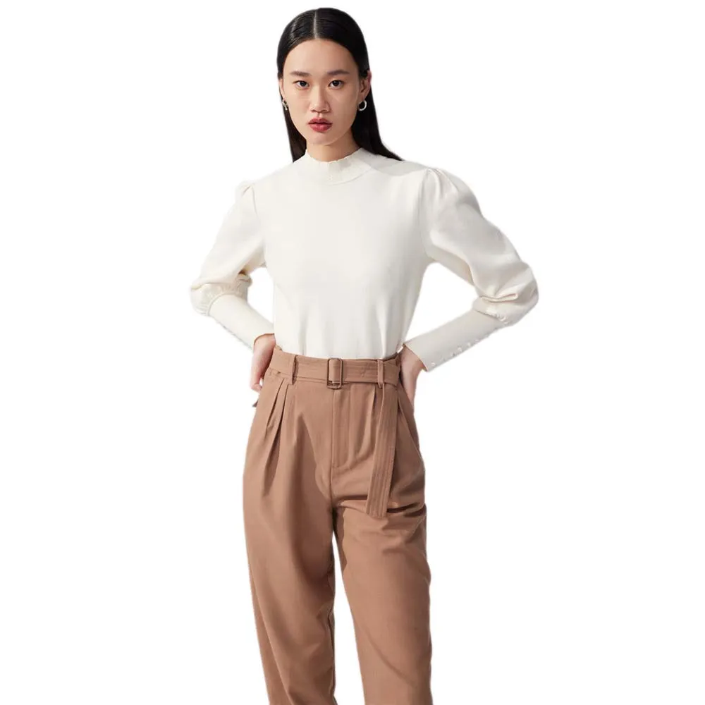 Свитер Lily Bubble Sleeve Wool Knitted, белый
Свитер Lily Bubble Sleeve Wool Knitted, белый