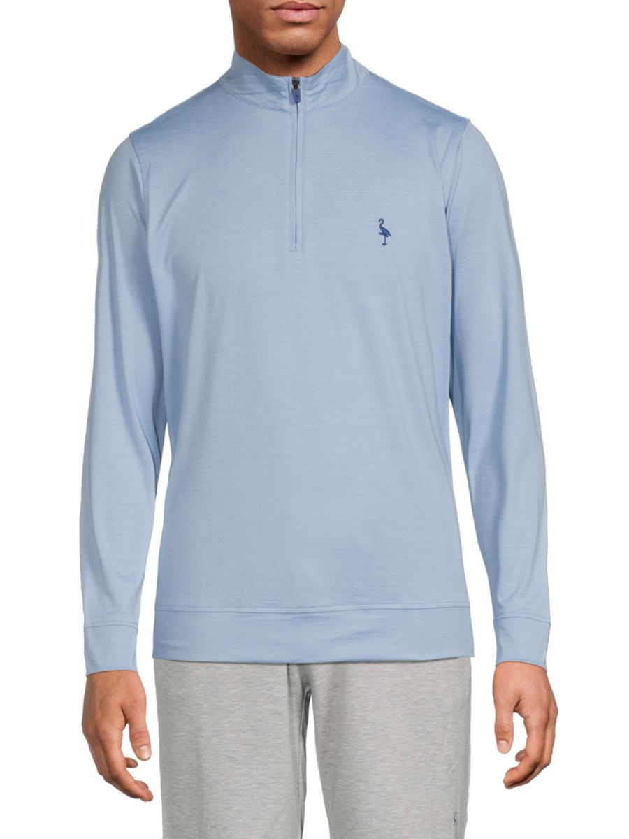 Пуловер с воротником-стойкой и застежкой-молнией на четверть длины TailorByrd, светло-синий
Пуловер с воротником-стойкой и застежкой-молнией на четверть длины TailorByrd, светло-синий