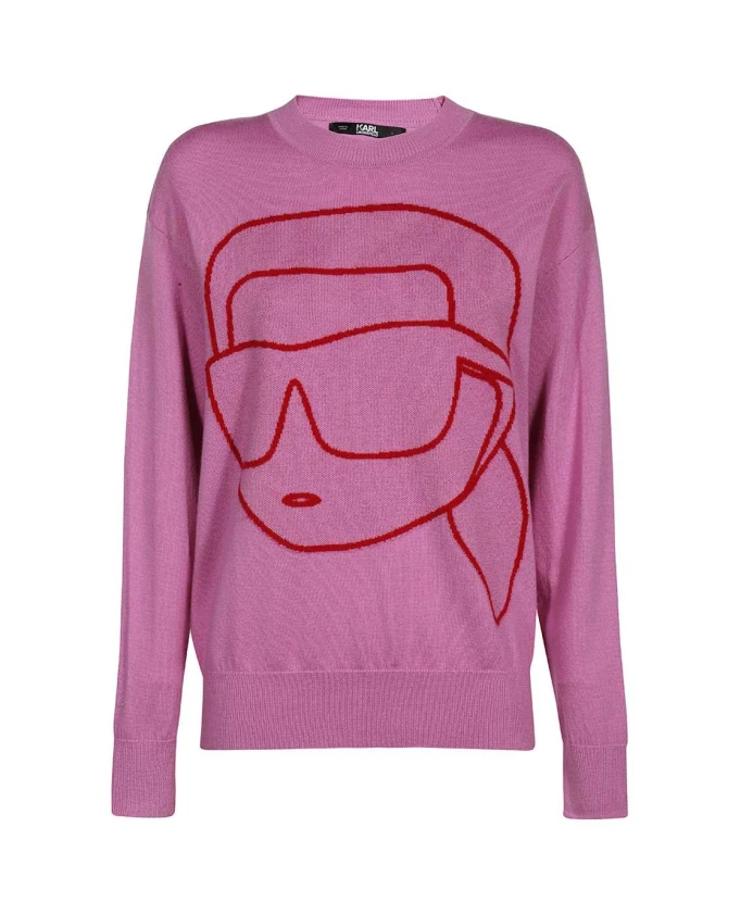 Пуловер с длинными рукавами и круглым вырезом Karl Lagerfeld, фиолетовый
Пуловер с длинными рукавами и круглым вырезом Karl Lagerfeld, фиолетовый