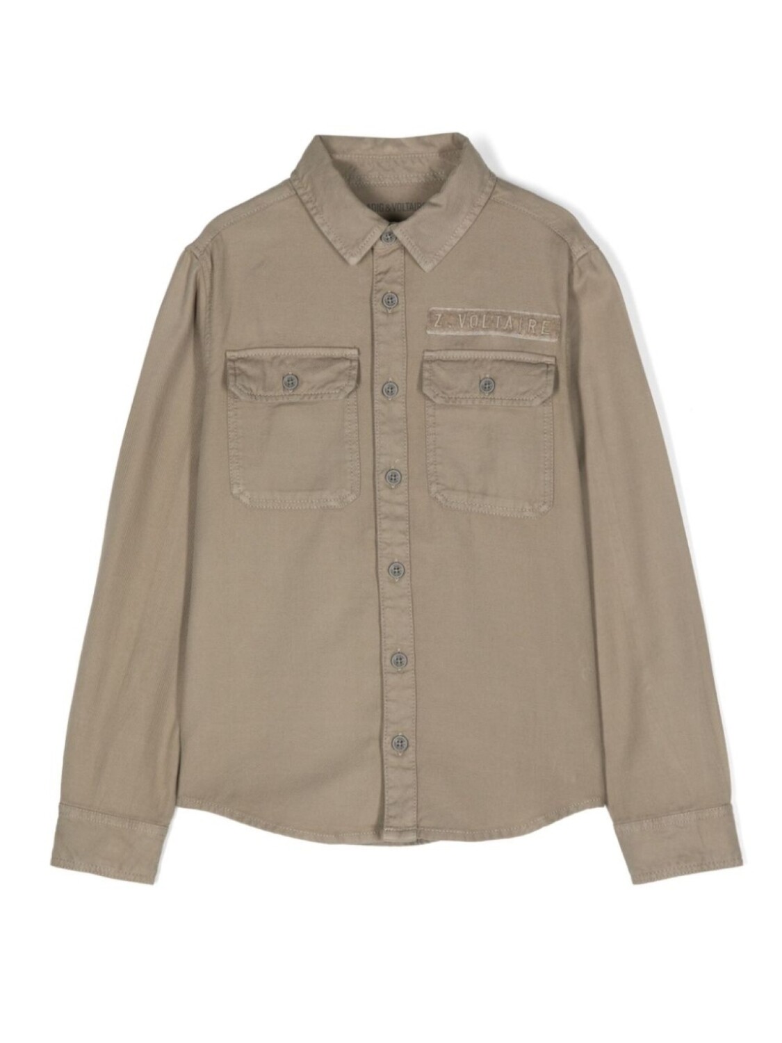 Zadig & Voltaire рубашка с нашивкой-логотипом, зеленый
Zadig & Voltaire рубашка с нашивкой-логотипом, зеленый